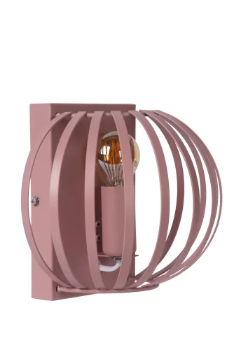 Бра Merlina 78293/01/66 Lucide розовый на 1 лампа, основание розовое в стиле современный  фото 2