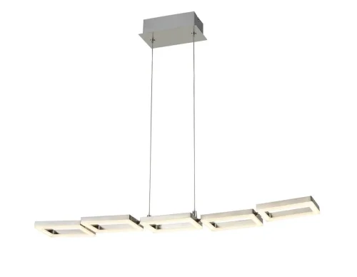 Светильник подвесной LED Retta VL7015P05 Vele Luce серый чёрный на 1 лампу, основание чёрное серое в стиле хай-тек фото 4
