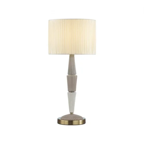 Настольная лампа Latte 5403/1T Odeon Light бежевая 1 лампа, основание бронзовое керамика металл в стиле классический 