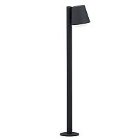 Парковый светильник CALDIERO 97147 Eglo уличный IP44 чёрный 1 лампа, плафон белый чёрный в стиле современный E27