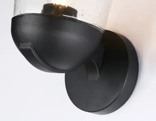 Настенный светильник ST2081 Ambrella light уличный IP54 чёрный 1 лампа, плафон прозрачный в стиле хай-тек современный E27 фото 3