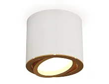Светильник накладной XS7401004 Ambrella light белый 1 лампа, основание белое в стиле хай-тек современный круглый