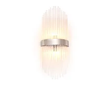 Бра Traditional TR5371 Ambrella light прозрачный 2 лампы, основание хром в стиле классика 