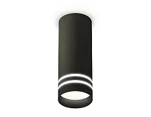 Светильник накладной Techno spot XS7443013 Ambrella light чёрный 1 лампа, основание чёрное в стиле хай-тек модерн круглый