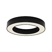 Светильник потолочный LED Lua C093CL-36W3K-B Maytoni белый на 1 лампу, основание чёрное в стиле современный хай-тек круглый