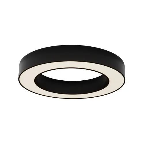 Светильник потолочный LED Lua C093CL-36W3K-B Maytoni белый на 1 лампу, основание чёрное в стиле современный хай-тек круглый