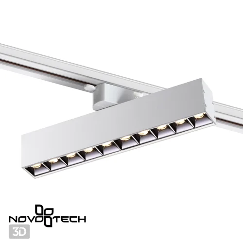 Трековый светильник однофазный Iter 358858 Novotech белый для шинопроводов серии Iter фото 5