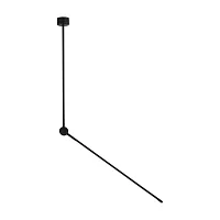 Светильник подвесной LED Foden 7101/15CL Odeon Light чёрный на 1 лампу, основание чёрное в стиле минимализм 