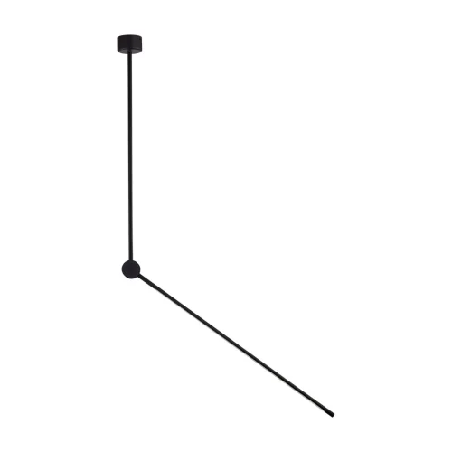 Светильник подвесной LED Foden 7101/15CL Odeon Light чёрный на 1 лампу, основание чёрное в стиле минимализм 