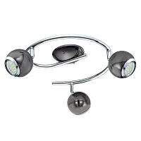 Спот с 3 лампами LED BIMEDA 31007 Eglo хром GU10 в стиле современный минимализм 