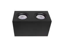 Светильник накладной Slim C013CL-02B Maytoni чёрный 2 лампы, основание чёрное в стиле современный хай-тек прямоугольный