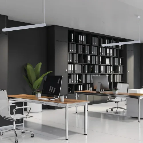 Светильник офисный потолочный LED Office Pro Led 10216-NW Nowodvorski размеры *60*1500 мм, нейтральный белый 4000К, 5250 лм, мощность 40 вт, на 18 кв.м фото 4