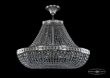 Люстра потолочная хрустальная 19113/H1/70IV Ni Bohemia Ivele Crystal прозрачная на 12 ламп, основание никель в стиле классический sp