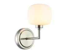 Бра LH53007 Ambrella light белый на 1 лампу, основание никель в стиле классический 