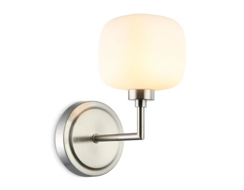 Бра LH53007 Ambrella light белый на 1 лампу, основание никель в стиле классический 