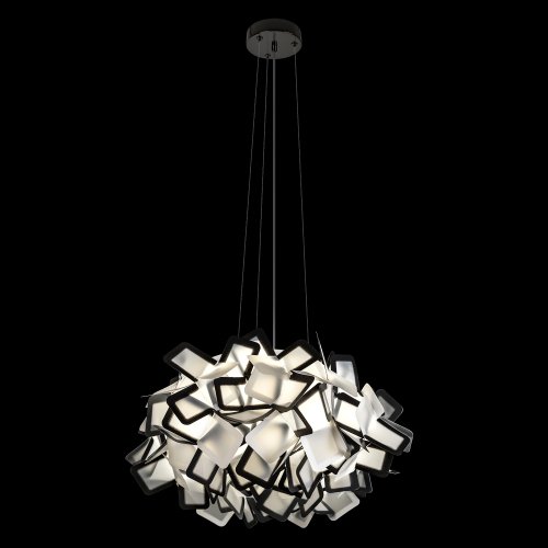 Люстра подвесная Слизия / Clizia 10231/530 Black LOFT IT чёрная белая на 3 лампы, основание в стиле фото 2 Люстра подвесная Слизия / Clizia 10231/530 Black LOFT IT чёрная белая на 3 лампы, основание в стиле фото 2