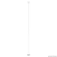 Светильник подвесной LED Pipe 10337/850 White LOFT IT белый на 1 лампу, основание белое в стиле современный хай-тек трубочки