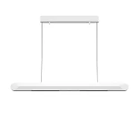 Светильник подвесной LED Motion MOD276PL-L40W3K Maytoni белый на 1 лампу, основание белое в стиле современный хай-тек линейный