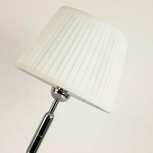 Настольная лампа Avangard 2952-1T Favourite белая 1 лампа, основание хром металл в стиле современный  фото 4