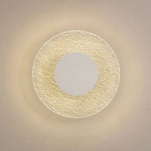 Бра LED Jewel 8074 Mantra прозрачный на 1 лампа, основание белое в стиле современный 
