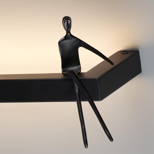 Бра LED Grafic 7153/10WL Odeon Light чёрный на 1 лампу, основание чёрное в стиле хай-тек отражённый свет фото 6 Бра LED Grafic 7153/10WL Odeon Light чёрный на 1 лампу, основание чёрное в стиле хай-тек отражённый свет фото 6