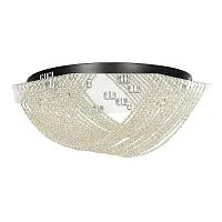 Люстра хрустальная потолочная LED Dante L 1.2.55.501 N Arti Lampadari без плафона на 10 ламп, основание никель в стиле классика 