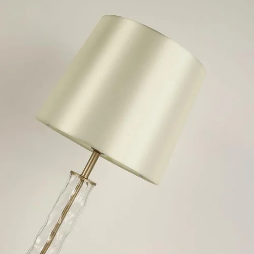 Настольная лампа Hefestos 2945-1T F-promo бежевая 1 лампа, основание матовое золото металл в стиле современный  фото 3