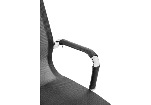 Компьютерное кресло Reus сетка black 15213 Woodville, чёрный/сетка, ножки/металл/хром, размеры - *1180***540*600 фото 7