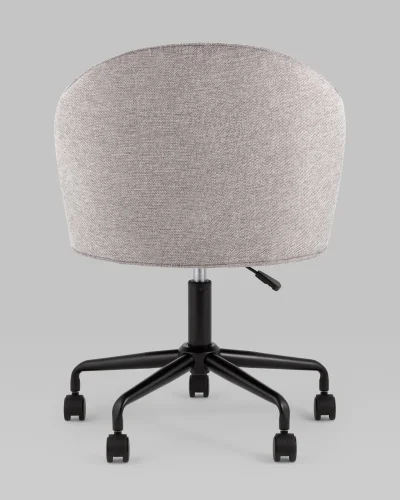 Стул офисный Echo, светло-серый УТ000038593 Stool Group, серый/ткань, ножки/металл/чёрный, размеры - ***** фото 4