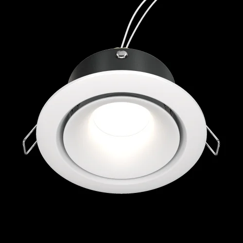 Светильник точечный Yin DL030-2-01W Maytoni белый 1 лампа, основание белое в стиле модерн  фото 7