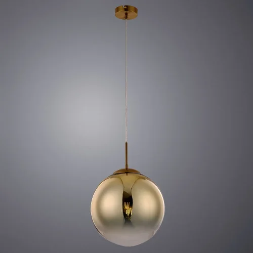 Светильник подвесной Jupiter Gold A7963SP-1GO Arte Lamp золотой 1 лампа, основание золотое в стиле современный шар фото 2