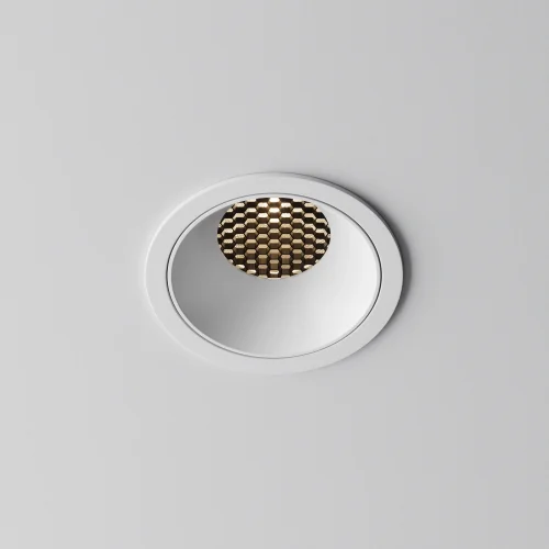 Светильник точечный LED Alfa LED DL043-01-15W3K-RD-W-1 Maytoni белый на 1 лампу, основание белое в стиле современный хай-тек круглый фото 3