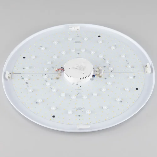 Люстра потолочная LED Старлайт Смарт CL703A101G Citilux белая на 1 лампа, основание матовое хром в стиле современный яндекс алиса сири маруся голосовое управление фото 11