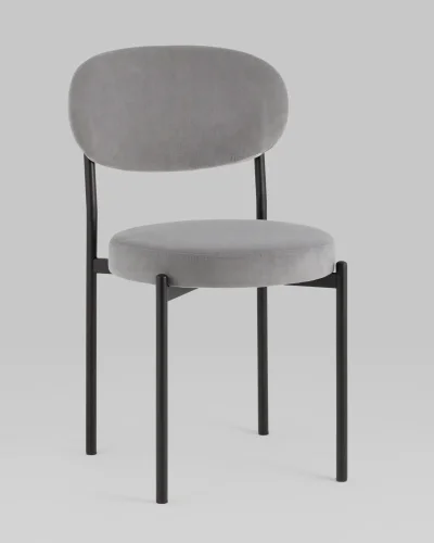 Стул Бриф SN велюр серый УТ000039454 Stool Group, /, ножки//, размеры - *830***470*530