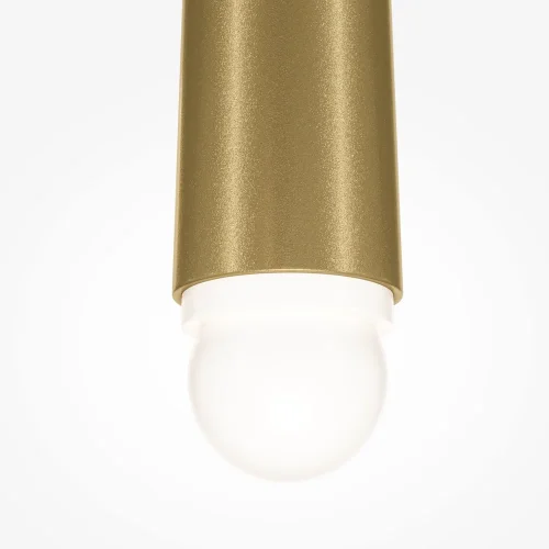 Светильник подвесной LED Cascade MOD132PL-L6BSK Maytoni латунь 1 лампа, основание латунь в стиле минимализм современный трубочки фото 3