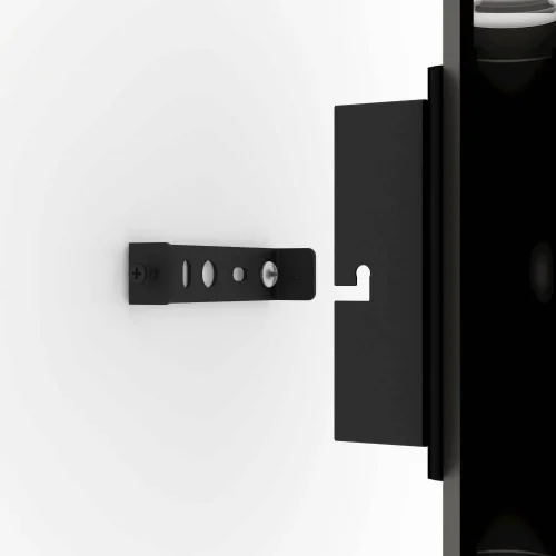 Бра LED Estanterios 390223 Eglo коричневый серый на 4 лампы, основание чёрное в стиле современный фото 3