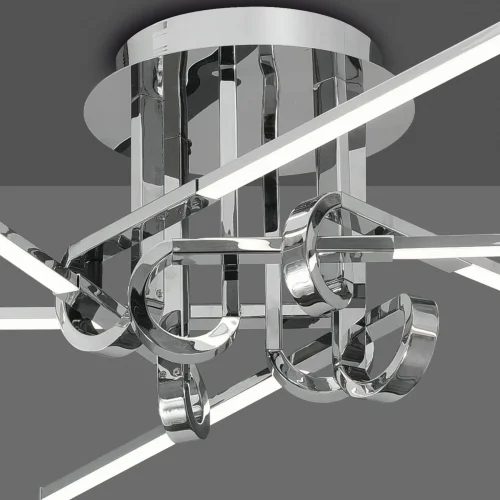 Светильник потолочный LED CINTO 6126 Mantra хром 1 лампа, основание хром в стиле современный  фото 5