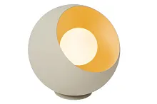 Настольная лампа Doredos 51500/20/38 Lucide бежевая на 1 лампу, основание бежевое металл в стиле современный 