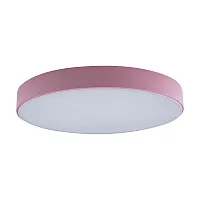 Светильник потолочный LED Axel 10002/24 Pink LOFT IT белый 1 лампа, основание розовое в стиле современный тарелка