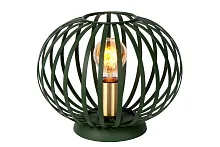 Настольная лампа Manuela 78574/25/33 Lucide зелёная 1 лампа, основание зелёное металл в стиле современный 