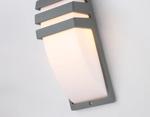 Настенный светильник ST5201 Ambrella light уличный IP54 серый 1 лампа, плафон белый в стиле хай-тек современный E27 фото 3