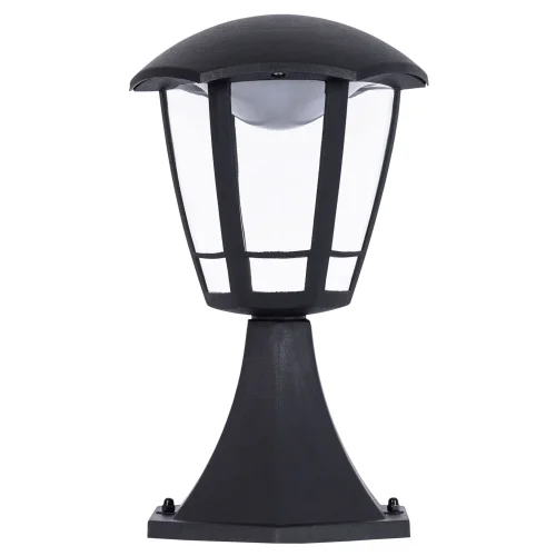 Парковый светильник LED Enif A6064FN-1BK Arte Lamp уличный IP44 чёрный 1 лампа, плафон прозрачный в стиле современный LED