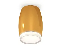 Светильник накладной Techno spot XS1125021 Ambrella light золотой жёлтый 1 лампа, основание золотое жёлтое в стиле современный круглый