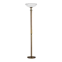 Торшер Decor DEC-LS-1(P) Kutek белый на 1 лампу, основание бронзовое в стиле классический 
