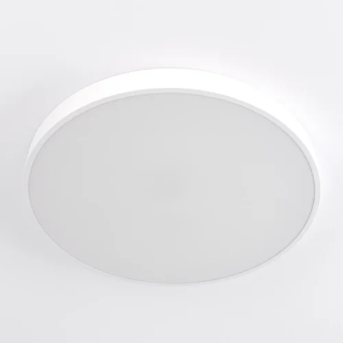 Светильник потолочный LED RGB с пультом Купер CL724105G0 Citilux белый 1 лампа, основание белое в стиле современный хай-тек минимализм с пультом фото 2