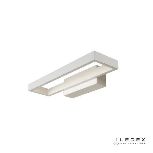 Бра LED Edge X050310 WH iLedex белый на 1 лампа, основание белое в стиле современный хай-тек  фото 2