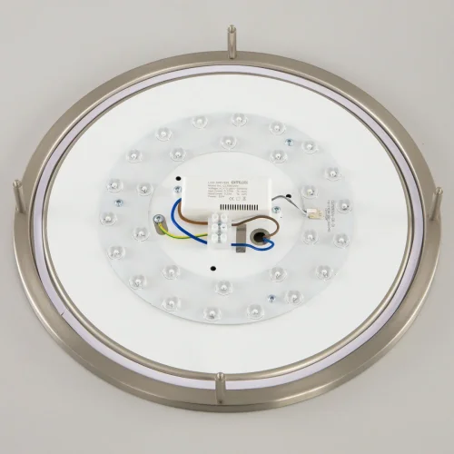 Светильник потолочный LED Бостон CL709321N Citilux белый 1 лампа, основание матовое хром в стиле современный  фото 6