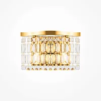 Бра Dune DIA005WL-02G Maytoni прозрачный на 2 лампы, основание золотое в стиле классический современный 