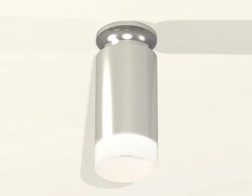 Светильник накладной Techno spot XS6325081 Ambrella light серебряный 1 лампа, основание серебряное в стиле современный круглый фото 3