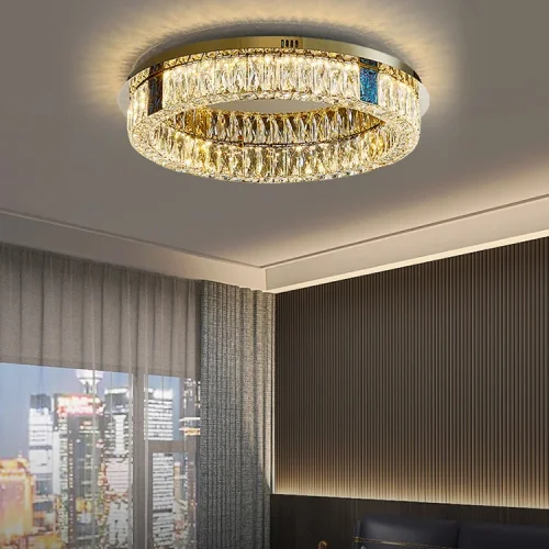 Люстра потолочная GERTRUDA D65 207828-23 ImperiumLoft прозрачная на 1 лампу, основание латунь в стиле современный фото 10